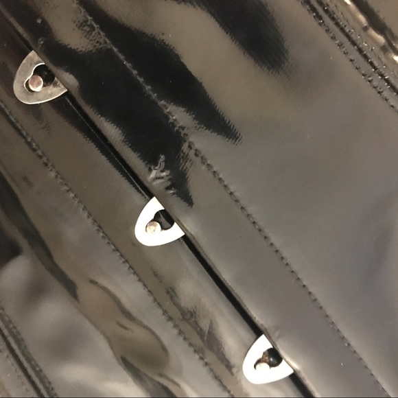 Vintage Black Patent Beauty Corset - Picture 6 of 14